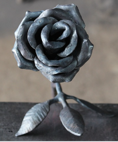 Metal roses