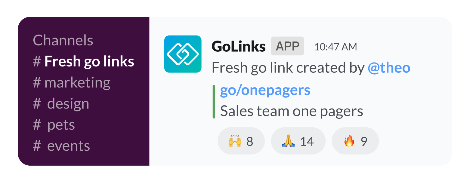The GoLinks Slack connection for better cross-company collaboration 
