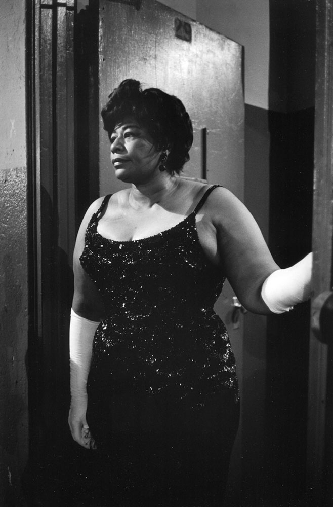 Ella Fitzgerald at the old Madison Square Garden in New York on the night Marilyn sang to JFK, May 1962.
