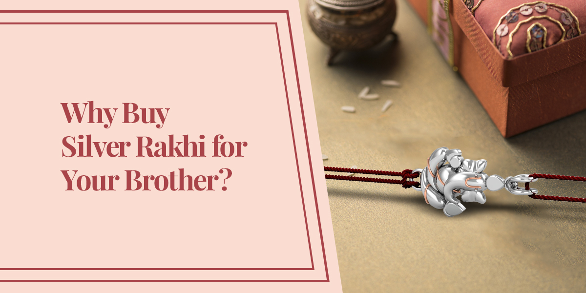 silver rakhi for brothers