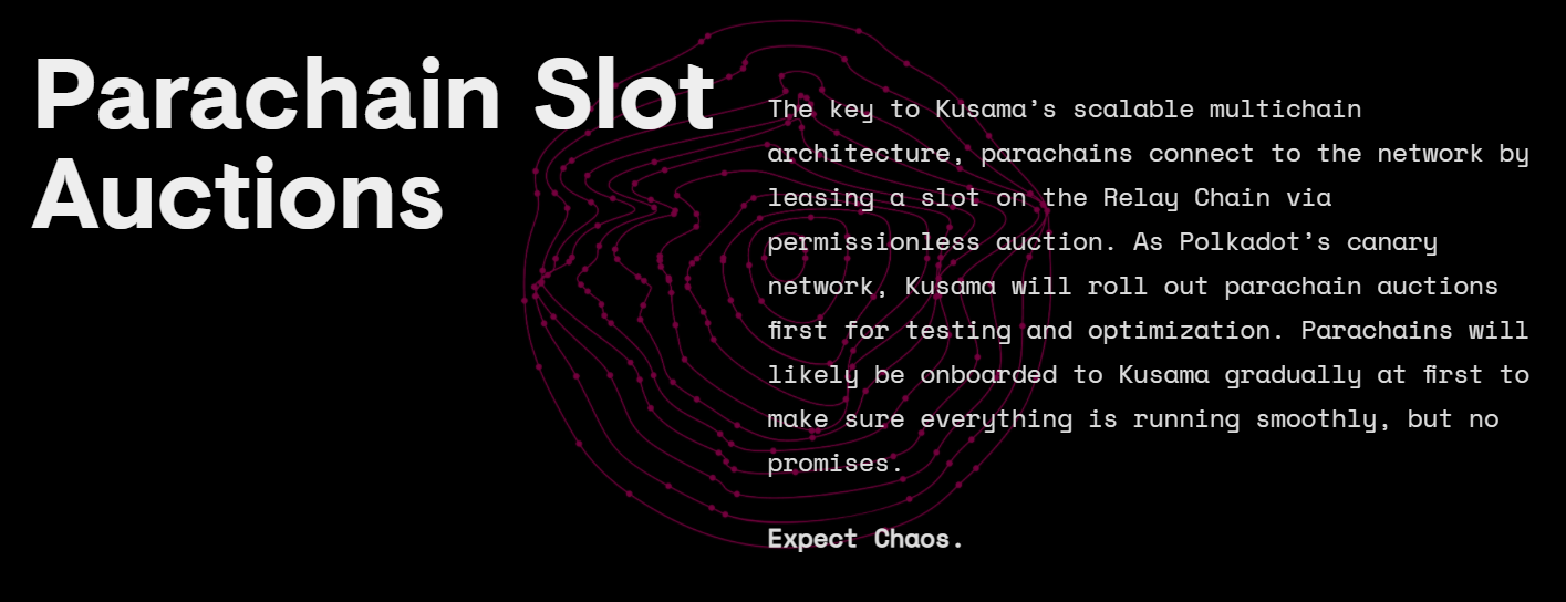 Kusama Slot Auctions and Crowdloans