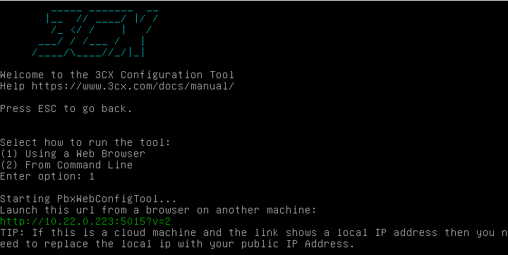 Installing 3CX using 3CX Debian ISO – Knowledge Center