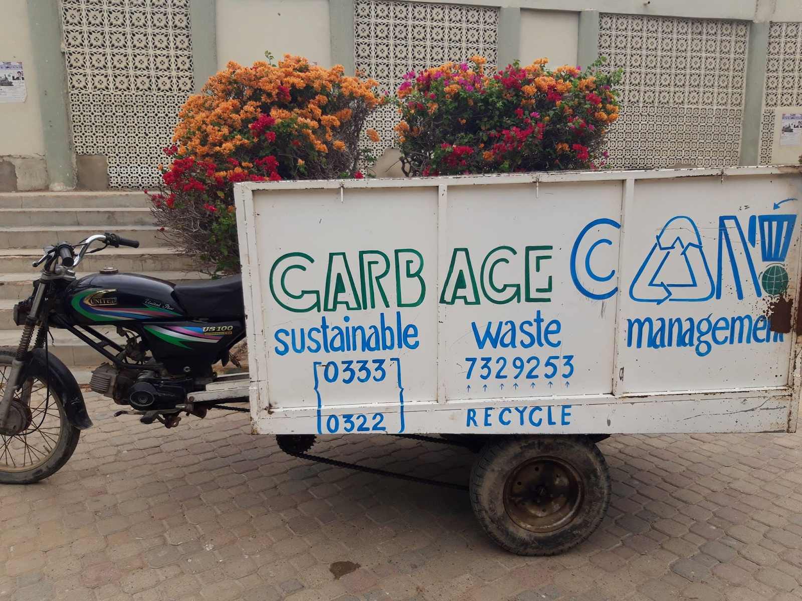 garbage can sustainable waste management recycle 