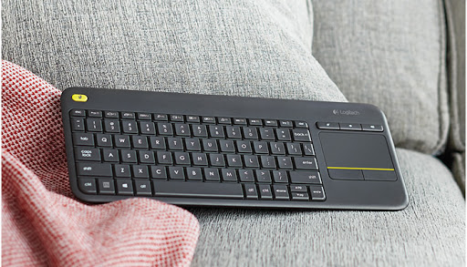 Thông số và chi tiết bàn phím cảm ứng không dây Logitech Wireless Touch Keyboard K400 Plus 1234
