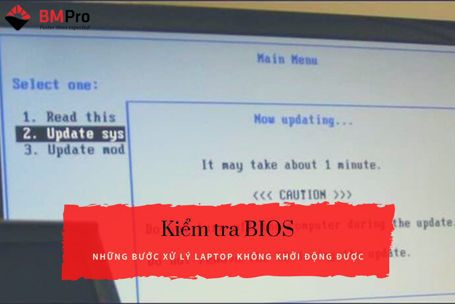 Thử Kiểm tra BIOS