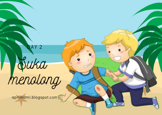 suka menolong karakter anak