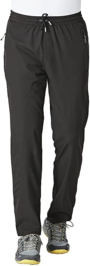 JHMORP Men's Outdoor Quick Dry Hiking Pants Breathable Lightweight Athletic Sports Running Pants