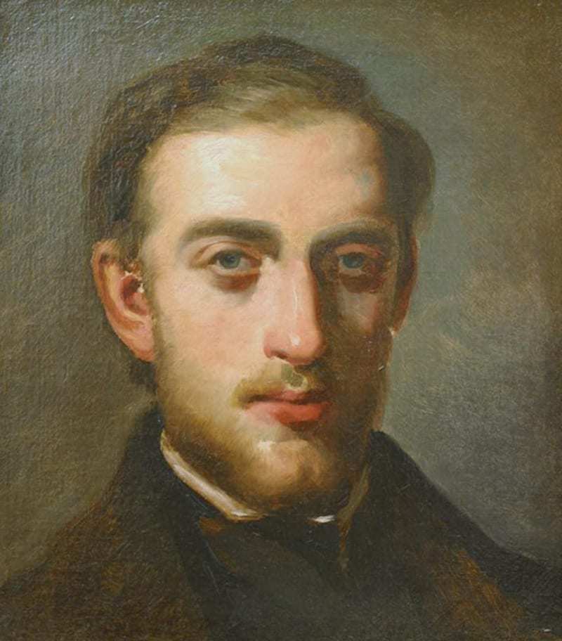 Fritz Melbye, painted by Camille Pissarro, 1857