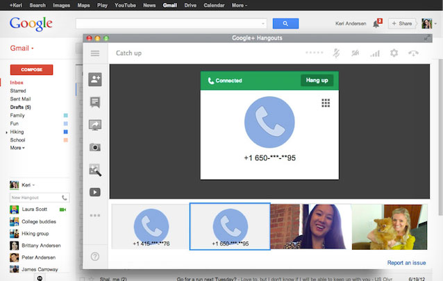 Gọi điện nhanh chóng, dễ dàng với Google Hangouts