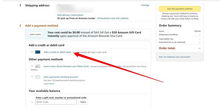 How To Use Vanilla Gift Card On Amazon Website -3