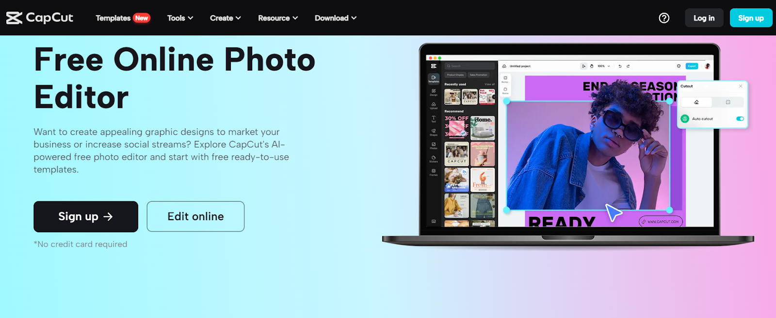 Top photo editing tools on CapCut 