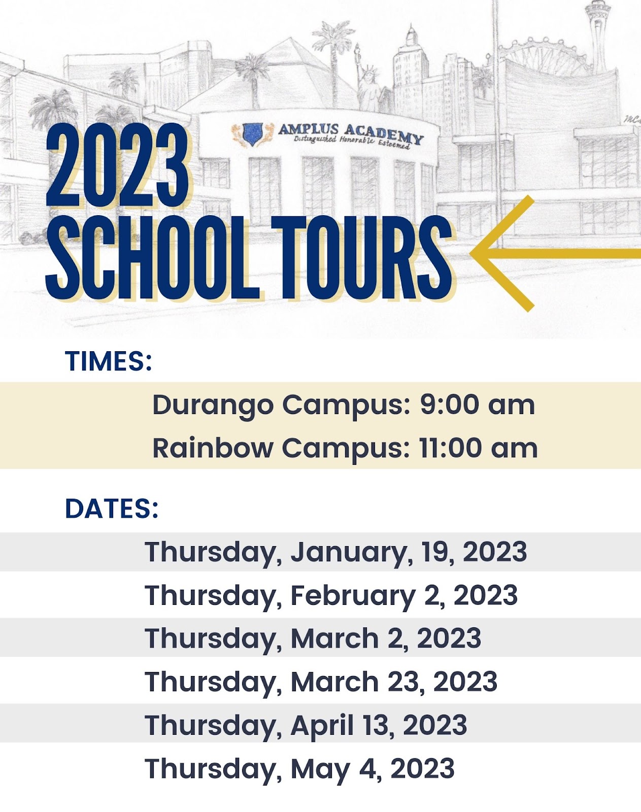 School Tour Dates Amplus Academy