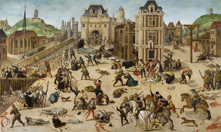 François Dubois, 1572 “O massacre de São Bartolomeu” óleo sobre tela 102 x 82 Museu Cantonal de belas artes Lausanne. Suíça