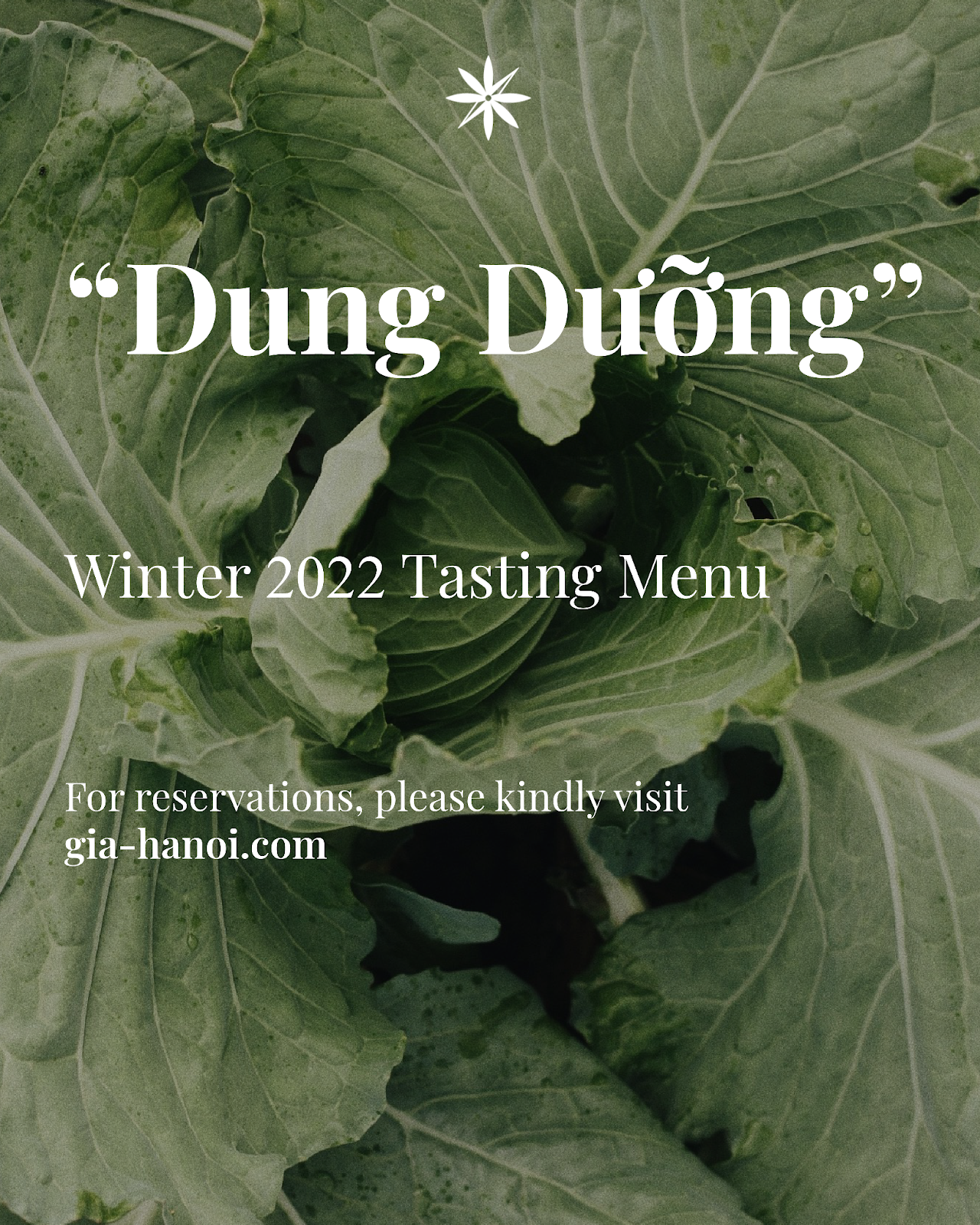 Dung dưỡng - Winter tasting menu Gia Restaurant