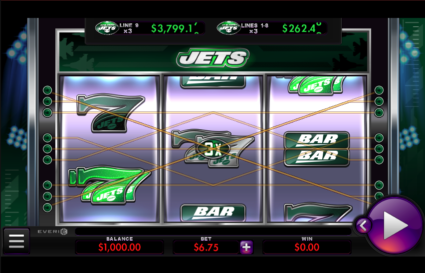 Jets Deluxe slot