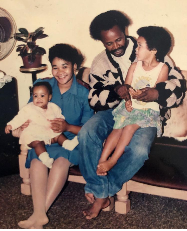Pearl thusi parents 