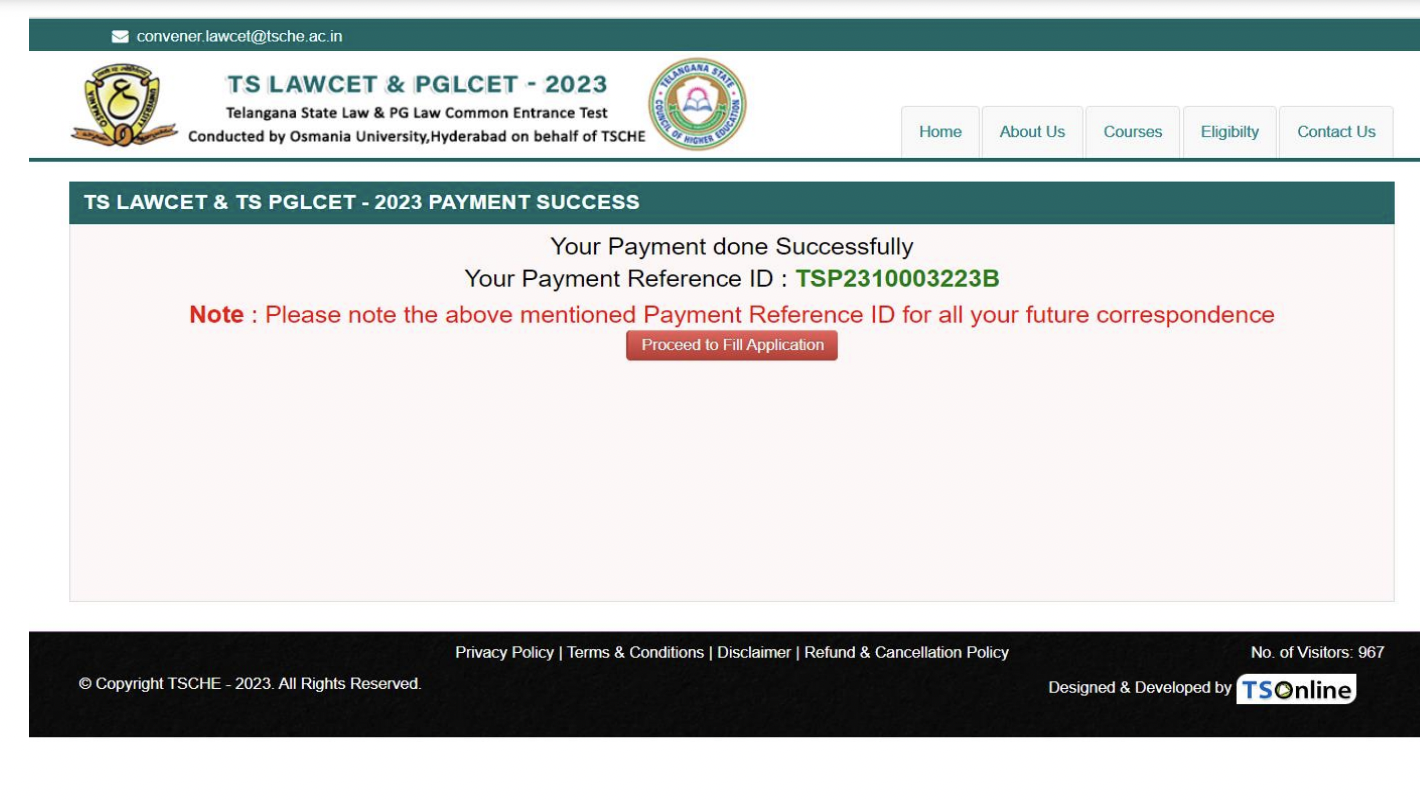 TS LAWCET 2024 Application Form (Out) Registration Fees, Dates, Process