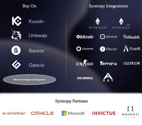 Syntropy a déjà intégré de nombreux protocoles blockchain à son projet de réseau web 3