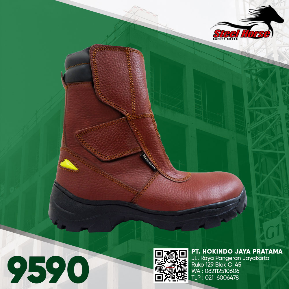 Sepatu Safety Untuk Touring - sepatu turing steel horse 9590