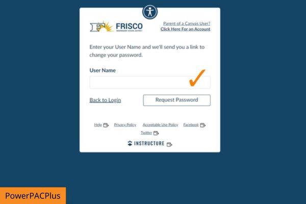 Add your username into the text box to take your Fisd login password back