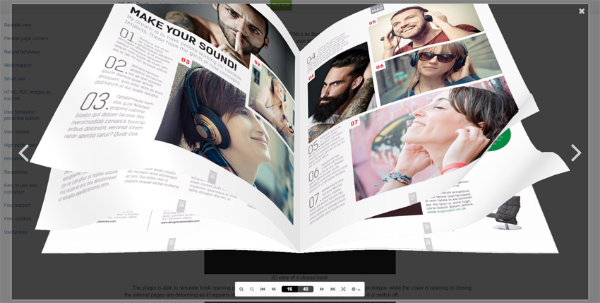 Interactive 3D FlipBook WordPress plugin