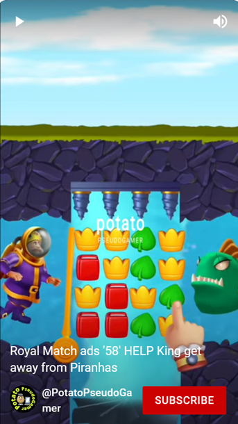 Royal Match playable ad