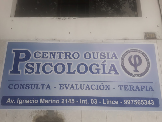 Opiniones de Centro Ousia Psicología en Lince - Psicólogo