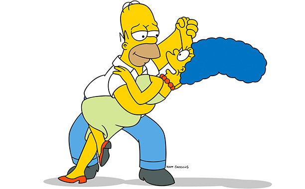 Homer and Marge - Love