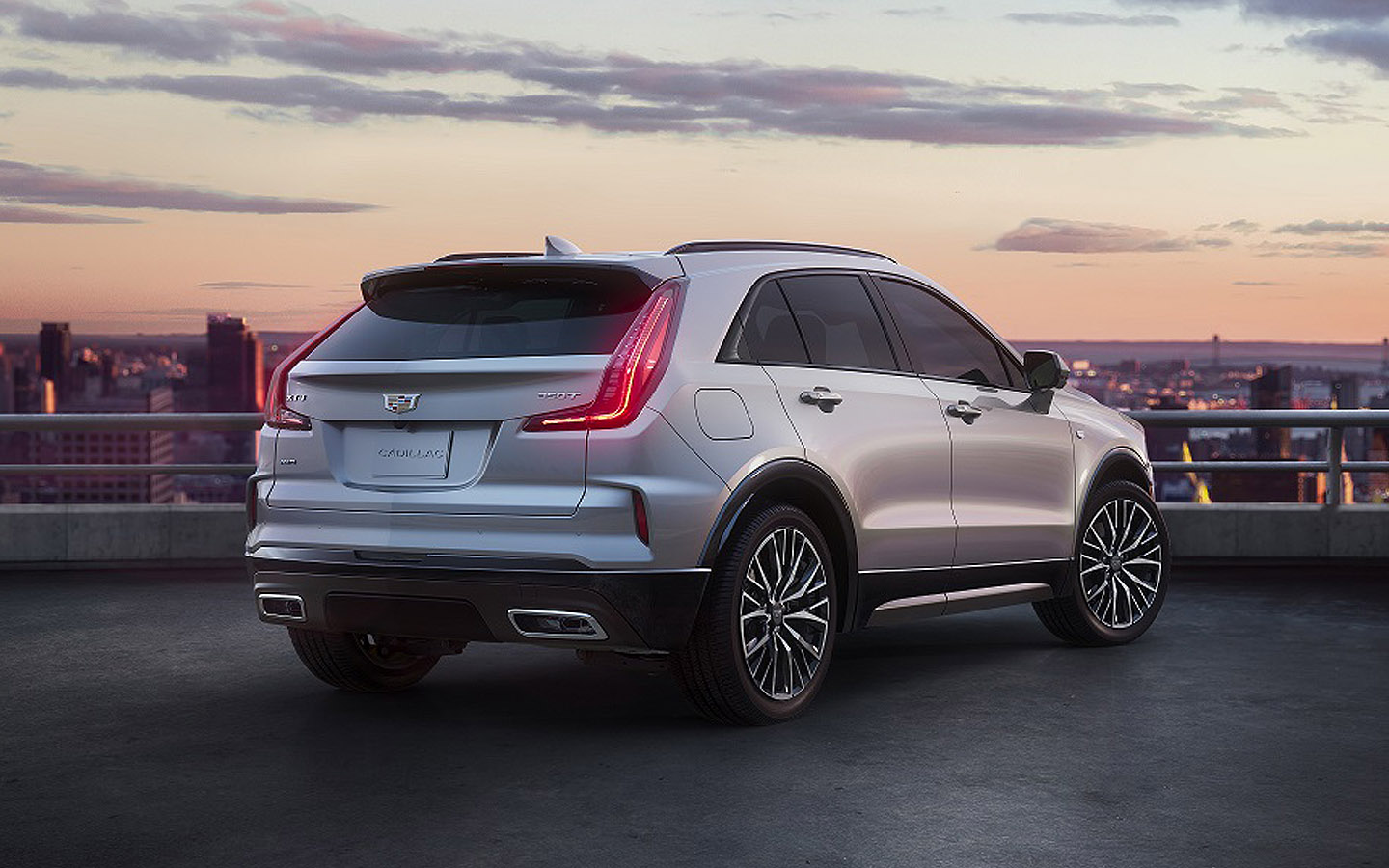 revamped front fascia on the exterior of 2024 Cadillac XT4