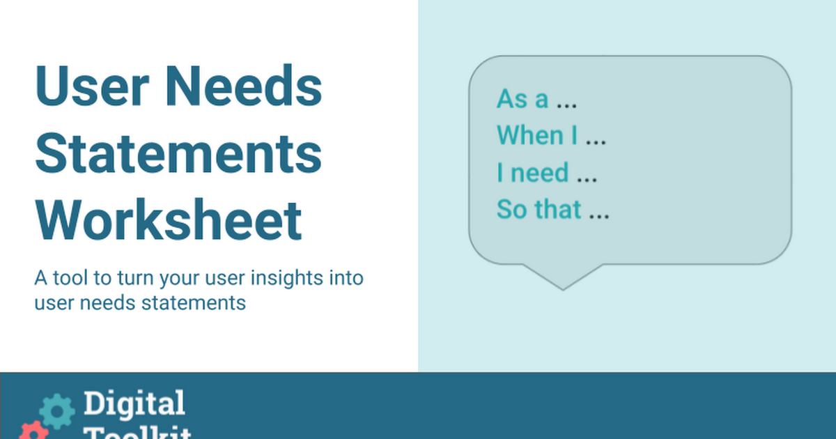 User Needs Statements Worksheet_CAST Digital Toolkit