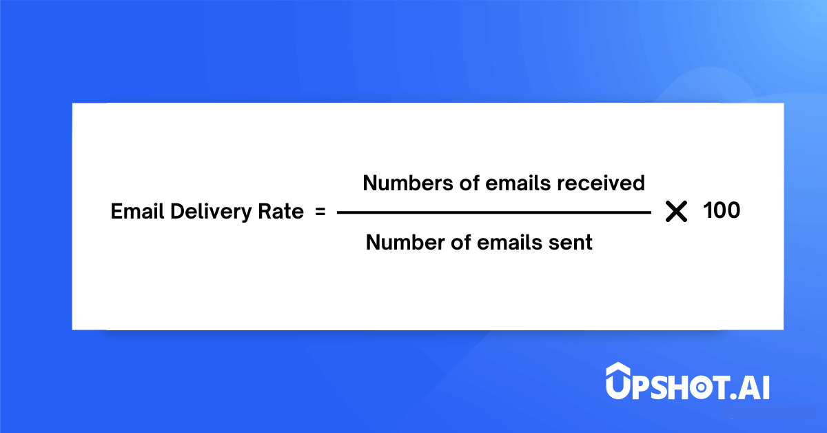 Email Delivery Rate Formula