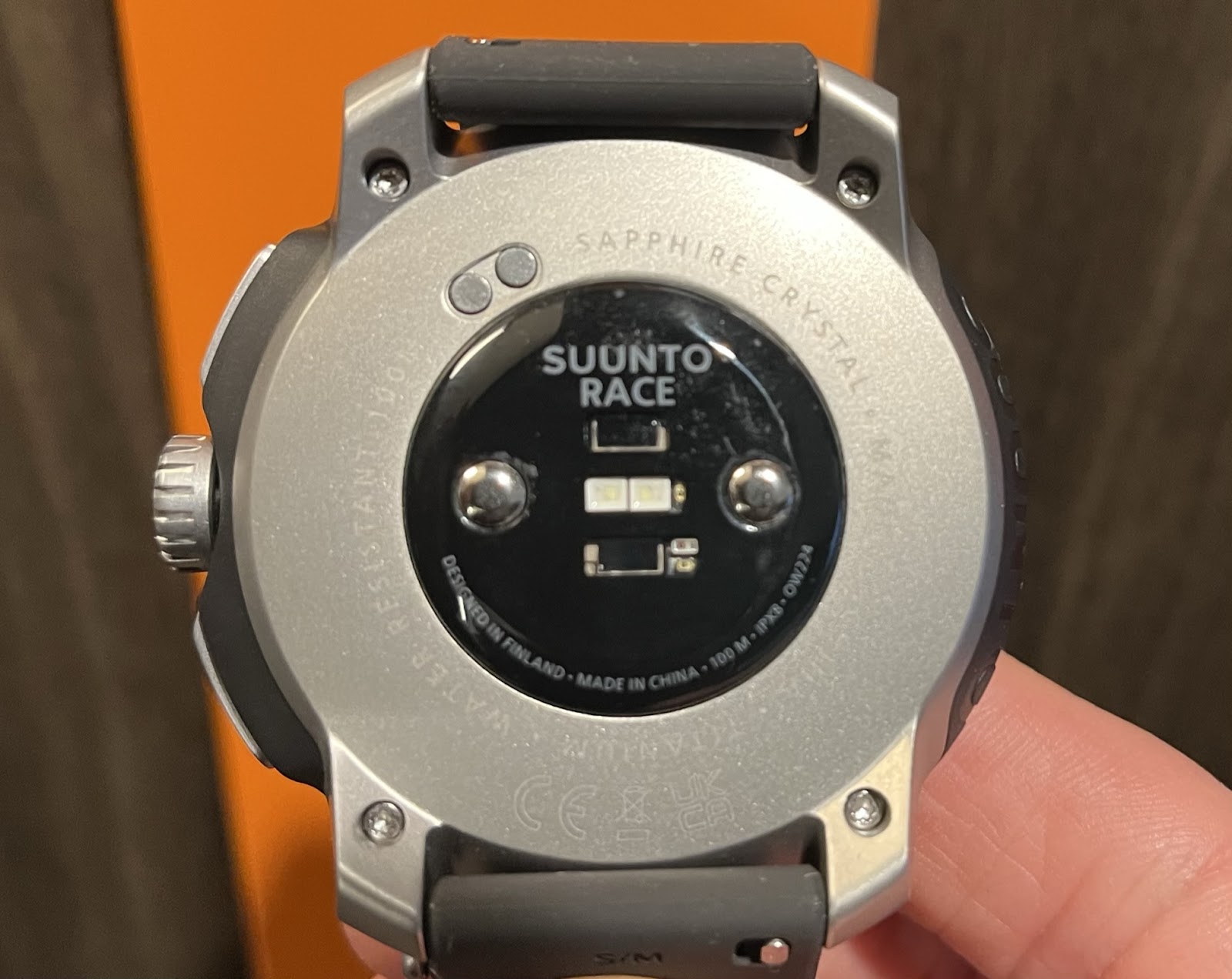 Suunto Race Titanium watch, Charcoal 