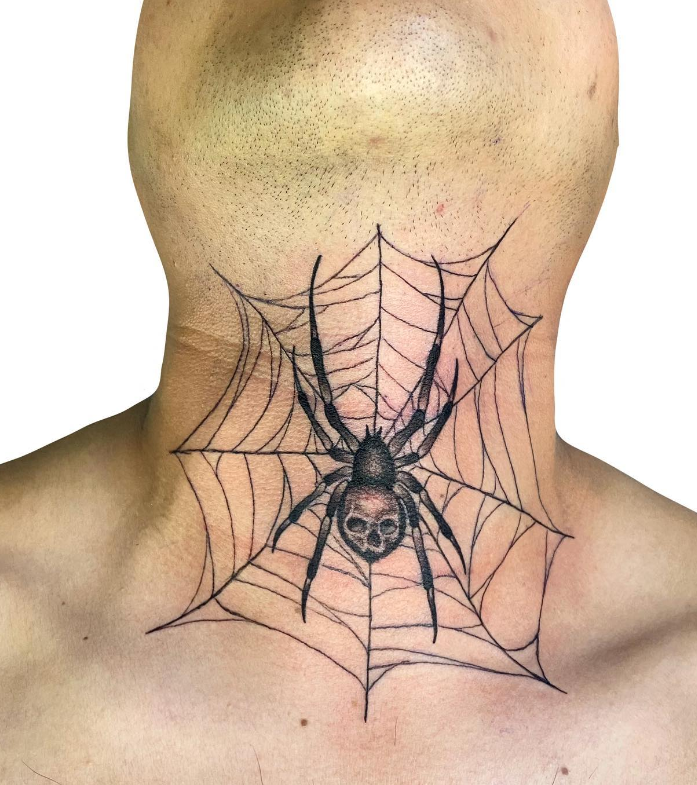 Thought Spider Tattoo