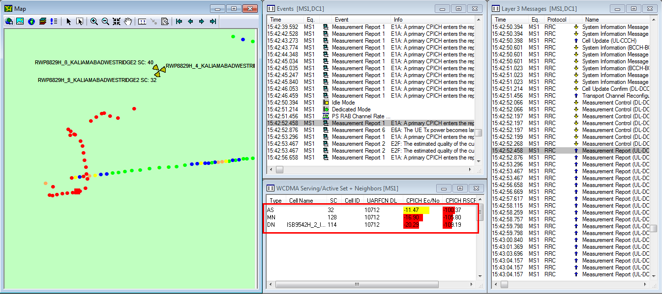 3G Cluster Drive Test Report