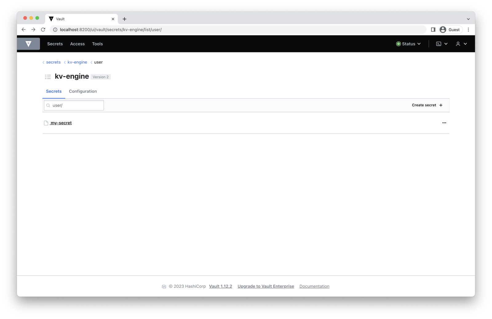 secret-added-to-kv-engine-hashicorp-vault