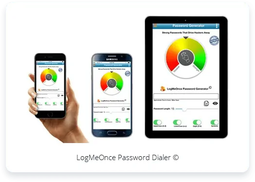 LogMeOnce password dialer