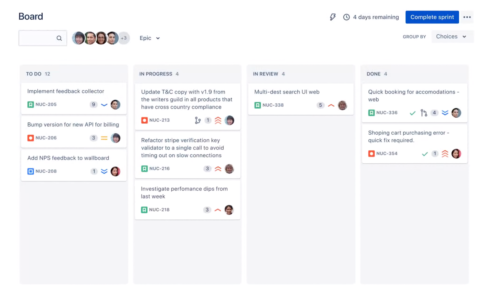 Jira dashboard