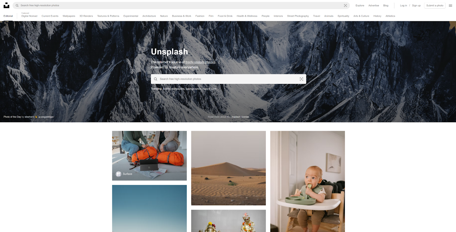 Unsplash free stock photos