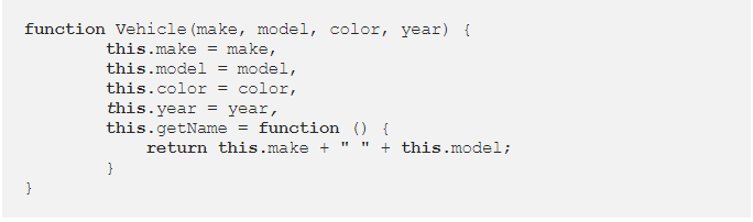 فئات JavaScript classes article- Constructor year