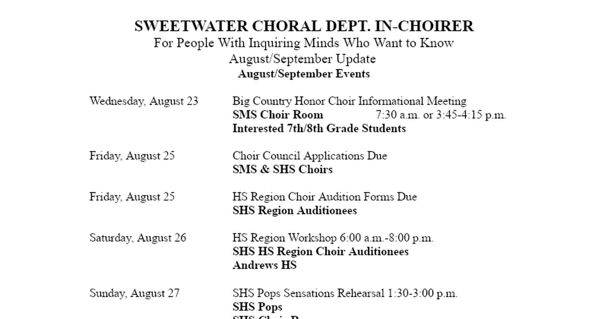 Sweetwater In-Choirer September.docx