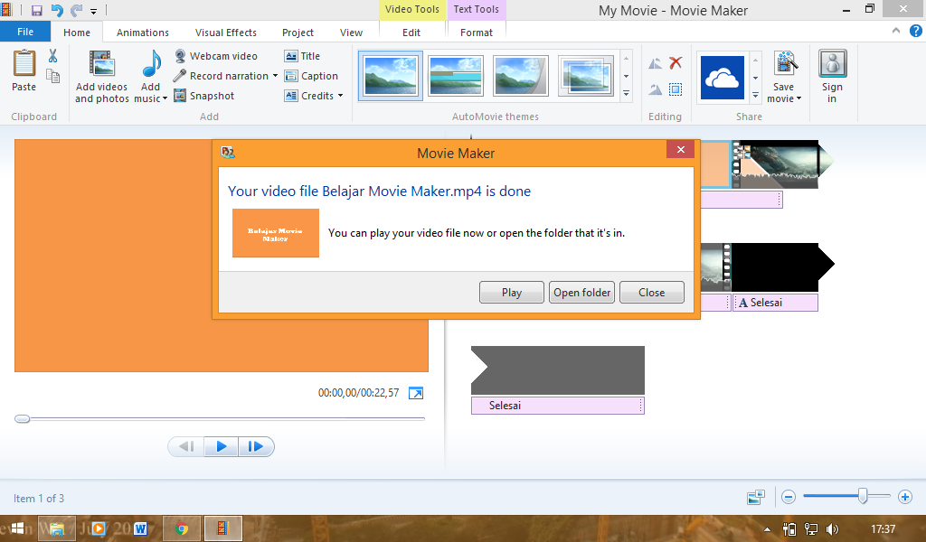 Cara Membuat Film Menggunakan Movie Maker