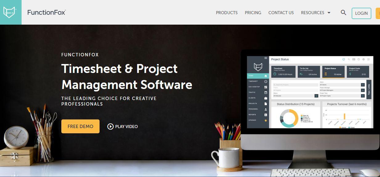 FunctionFox project management software