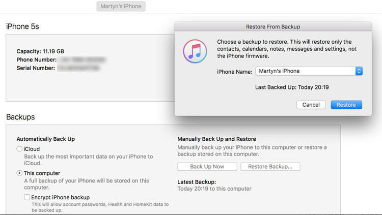 how-to-restore-iphone-from-itunes-backup