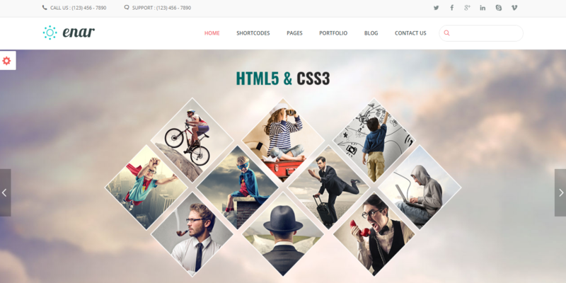 Drupal 9 theme Enar