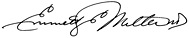 Dr. Miller signature