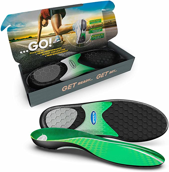 Dr. Scholl’s Performance Sized to Fit Running Insoles for Men & Women // Help Prevent Plantar Fasciitis, Shin Splints and Runner’s Knee