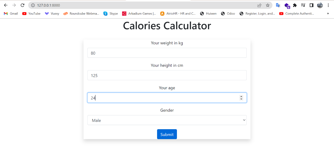 Calorie Calculator In JavaScript With Source Code Source Code Projects ...
