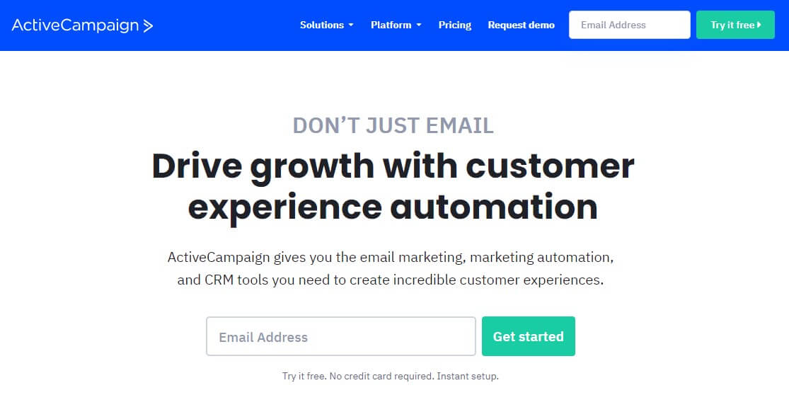 ActiveCampaign Best autoresponder for affiliate marketing