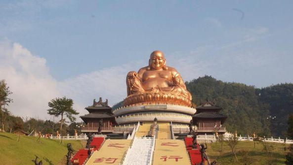 续去宗教 四川凌云世界最长石刻卧佛遭毁