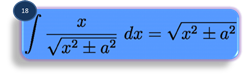 integration formula